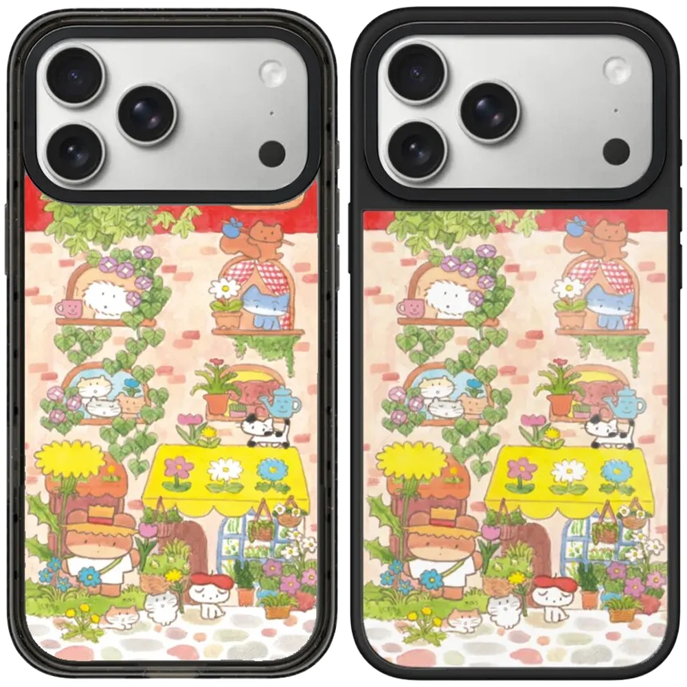 6072136 Acrylic / Mirror Magnetic Case: Compatible with IPhone 17 16 15 14 13 12 Pro Max 17 Air