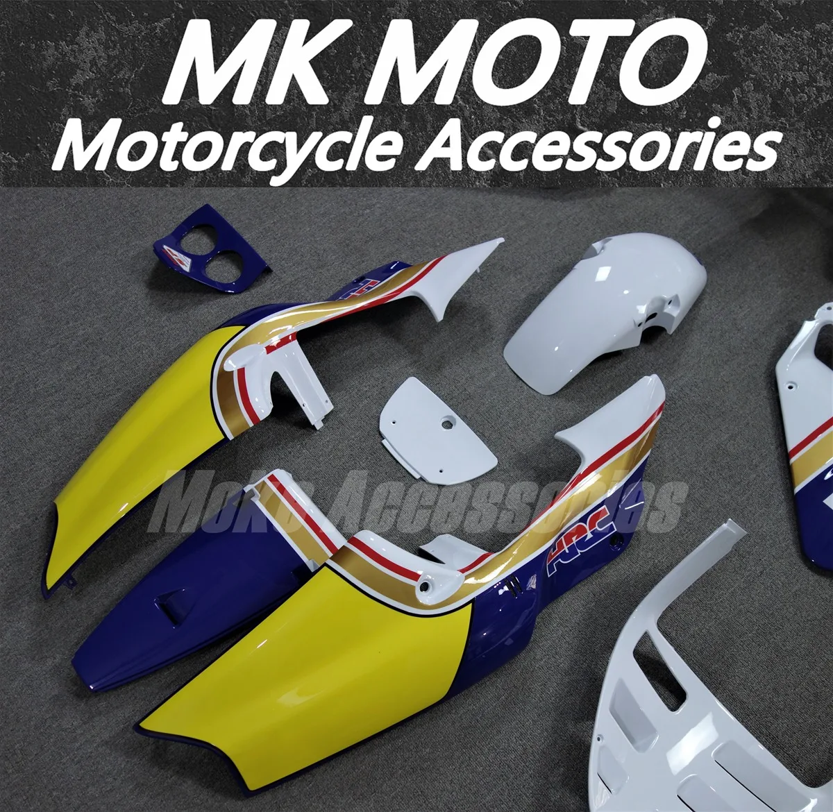 Motorcycle Fairings Kit Fit For NSR250 PGM3 P3 MC21 Bodywork Set High Quality Abs Injection White Blue