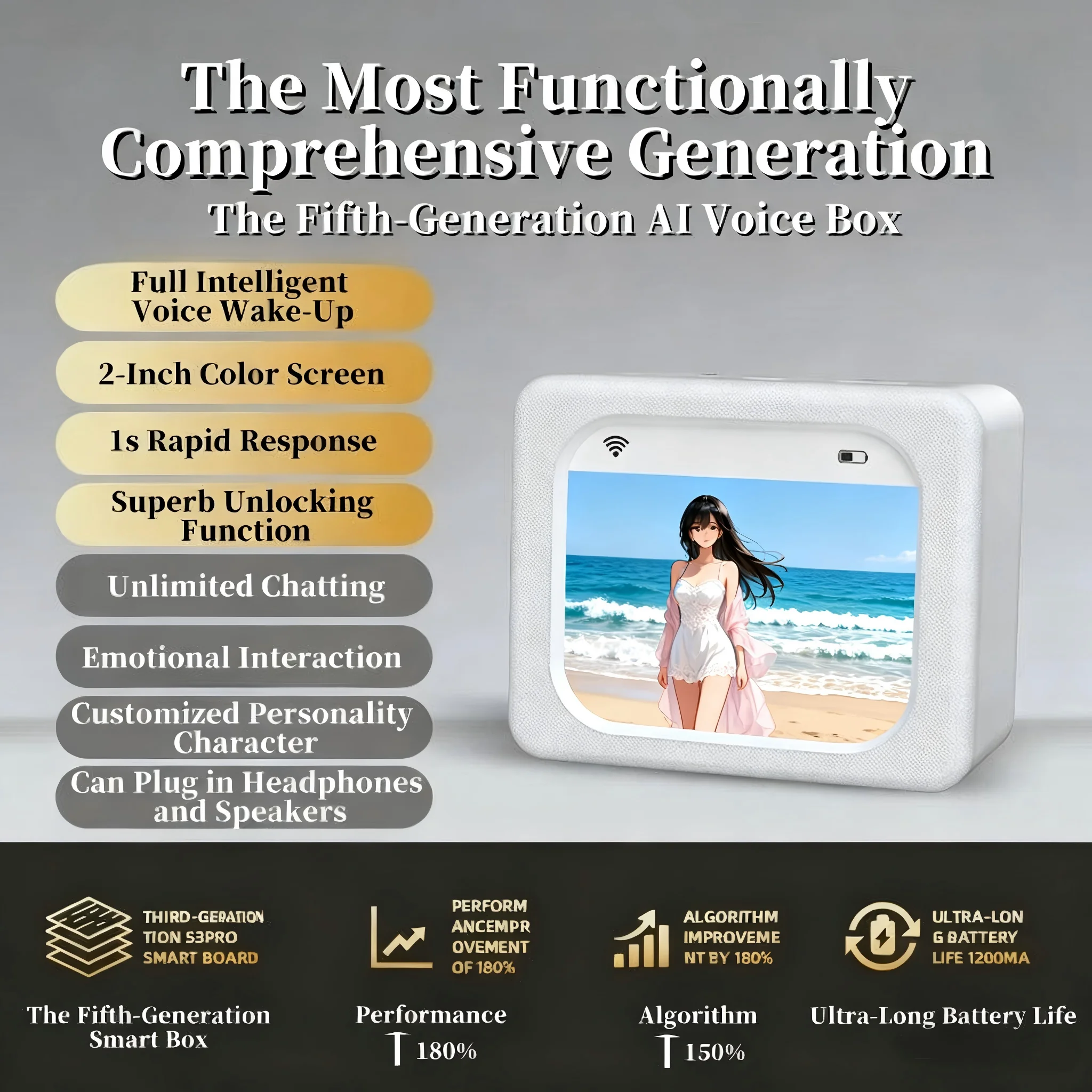 AI روبوت رفيق صوتي الفتيات شخصية Chatbot تعلم اللغة التفاعل العاطفي GPT AI روبوت الهدايا الرفيق العاطفيين