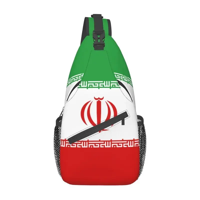 

Flag Of Iran Sling Chest Bag Shoulder Crossbody Backpack for Men Travel Hiking Daypack