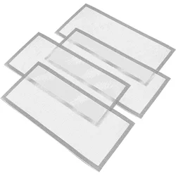 4 Pcs Floor Vent Mesh Filters Air for Home Magnetic White Pvc Heater