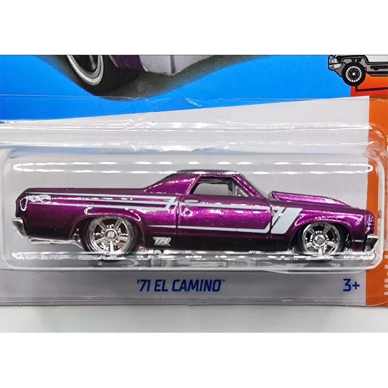 2024F Hot Wheels STH Diecast Car Model 71 EI Camino Super Treasure Hunt Rare Collectible Car Model Room Ornament Boy Toy Gift