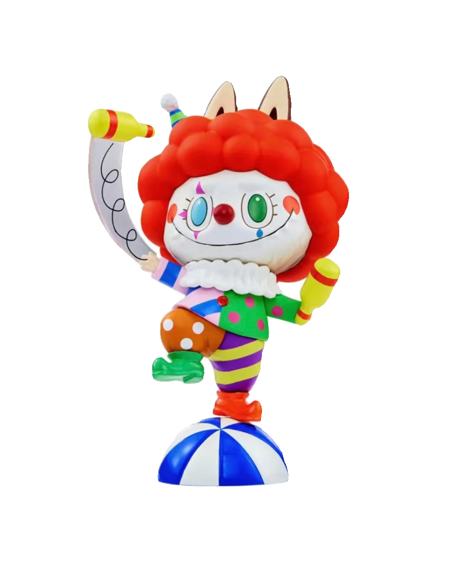 Limited Edition Clown Series Labubu Action Figure Toys Gifts for Kids Shanghai PTS Clown Joker Labubu Figure Doll