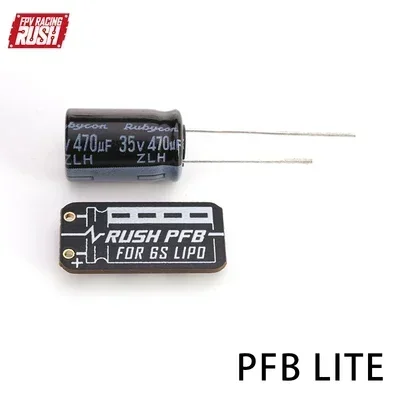 RUSHFPV RUSH PFB LITE Power Filter Board with 35V 470UF Cap for 6S LIPO FPV Brushless ESC Stacks