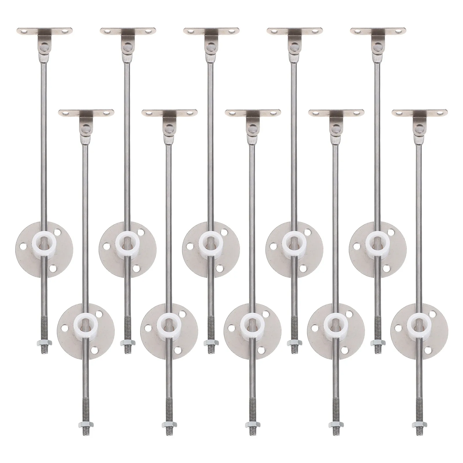 10Pcs Stay Cabinet Hinge Drop Down Hinge for Kitchen Cabinet Door Support Lid Lifting Rod Furniture Mounting Support Rod Safety