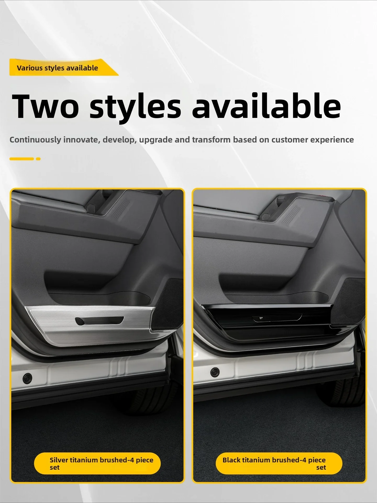 for Toyota RAV4 2026 Car Door Anti Kick Plate Cover Stainless Steel Anti-scratch Door Edge Protector Car Interior Trim Accessoy detail image 4