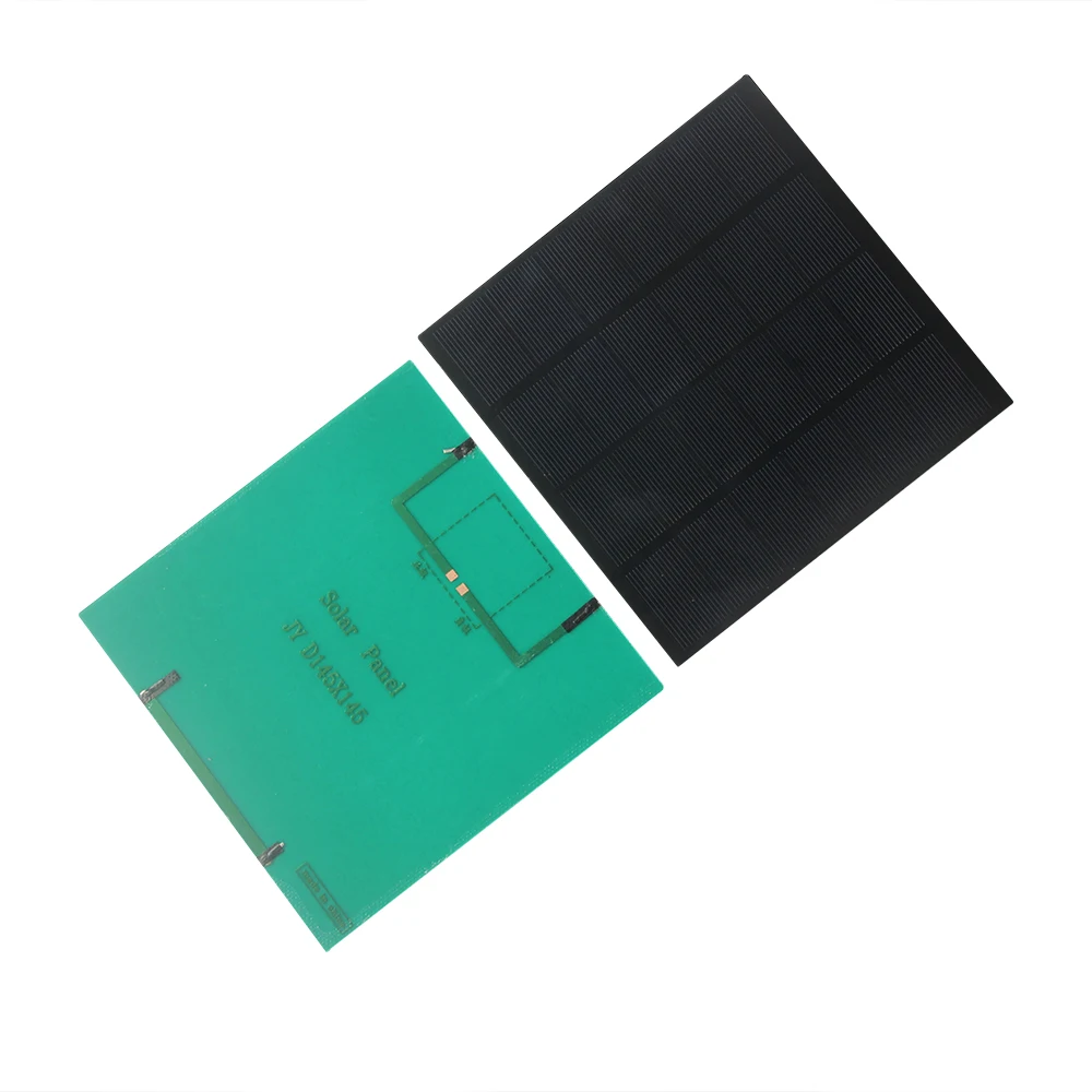 Монокристаллическая солнечная панель 3 Вт, 6 В, солнечное зарядное устройство для системы батареи 4,5 В-6 В, светильник 145*145 мм, 10 шт./лот