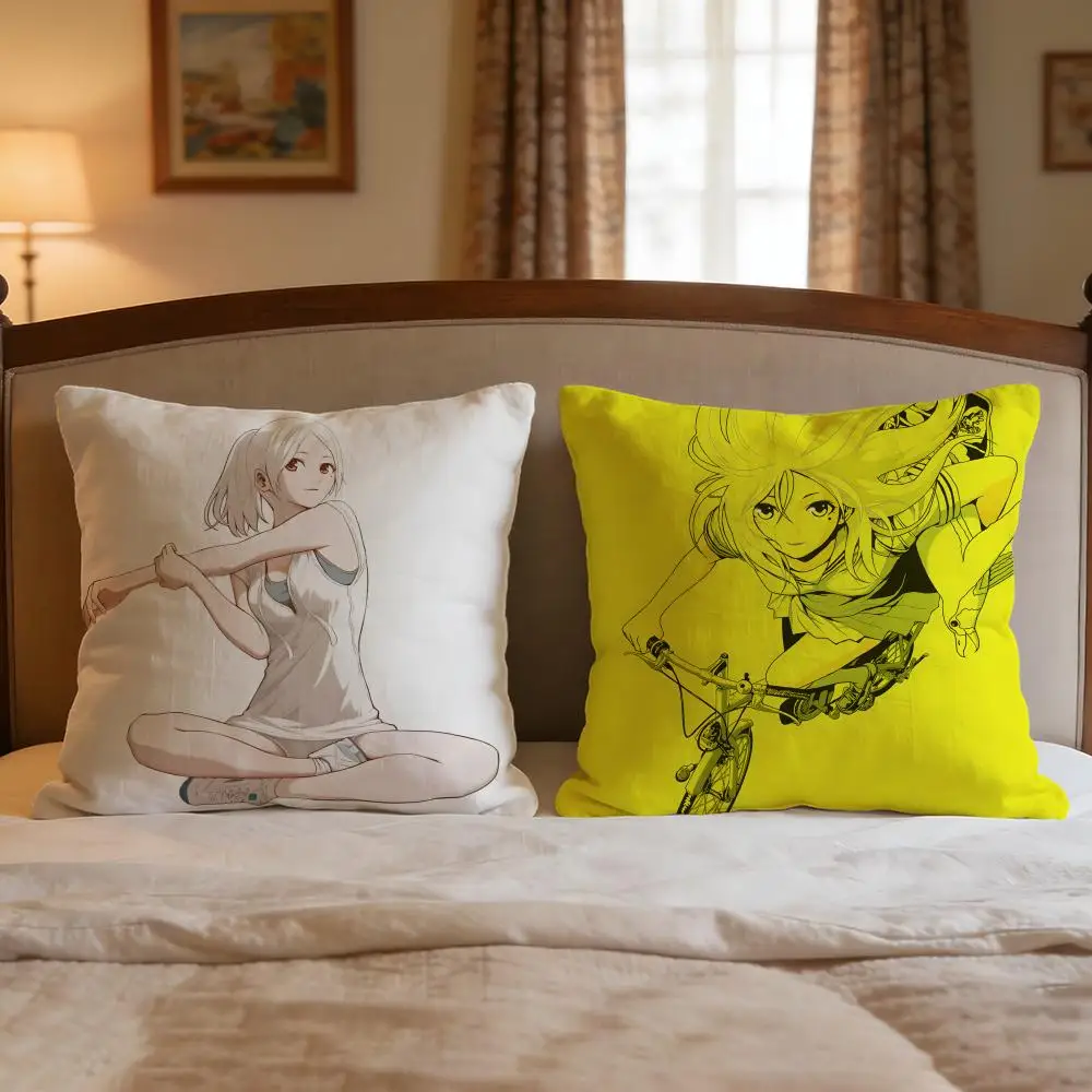 Anime ESP Tokyo ESP Cushion Cover 4Pcs Decorative Covers Soft Cushion Case for Sofa Couch Decor 40x40 45x45 Pillowcases