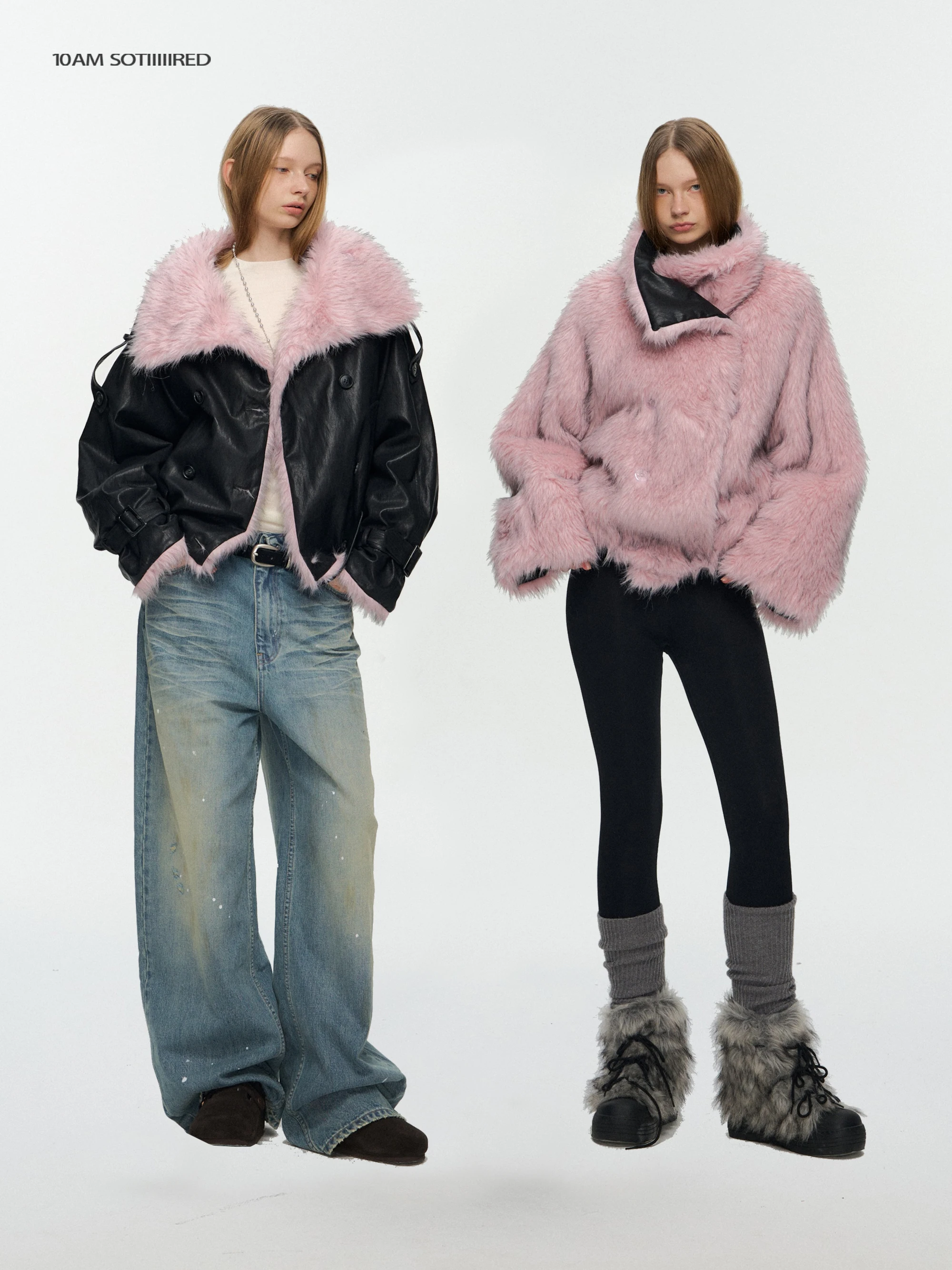 

Женская утепленная парка из искусственного меха 0AM Sotiiiiired, двусторонняя, с воротником-стойкой, верхняя одежда, китайский бренд, зимняя куртка