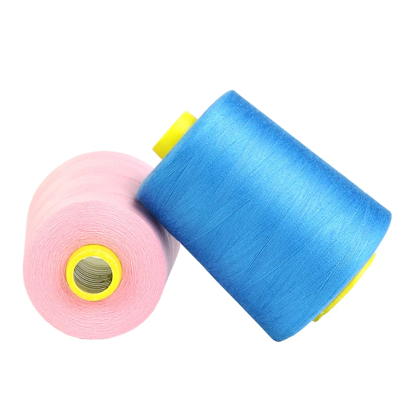 402 Sewing thread 8000 yards polyester black and white thread household high speed flat bed sewing machine thread large roll