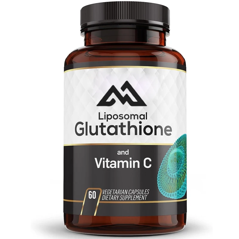 

Pure Glutathione and Vitamin C Anti Aging Antioxidants Highly Absorbed Promote Immunity and Radiant Skin Health 60 Capsules