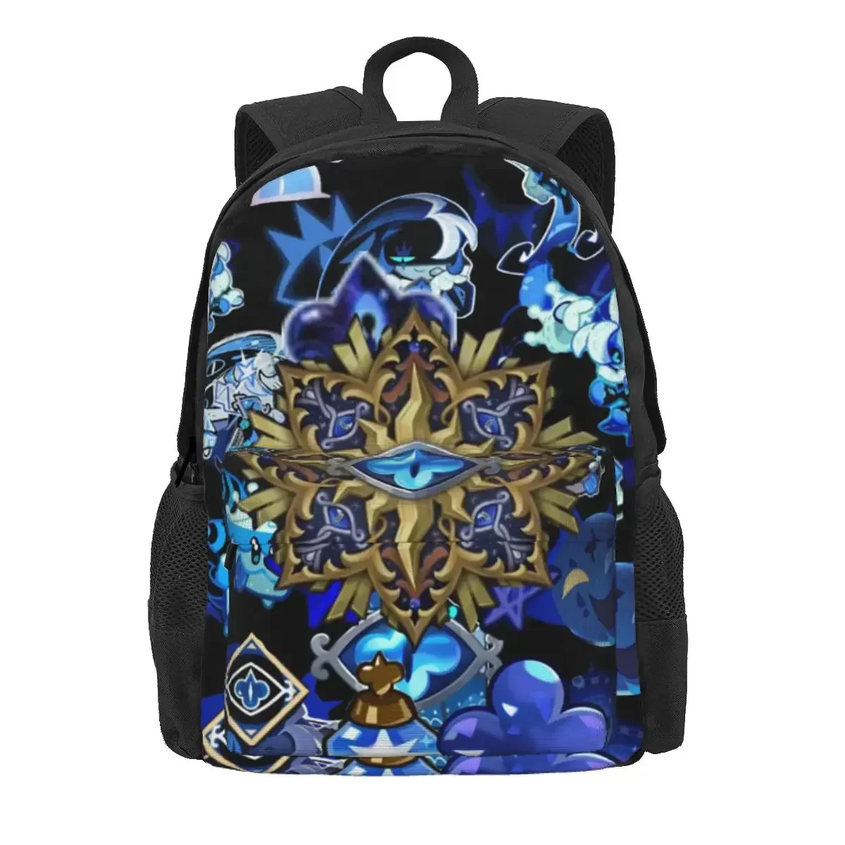 Shadow Milk Cookie Run Kingdom Cute Cartoon Anime Backpack Daypack Large Capacity BookBag School Bag Shoulder Bags for Men Women