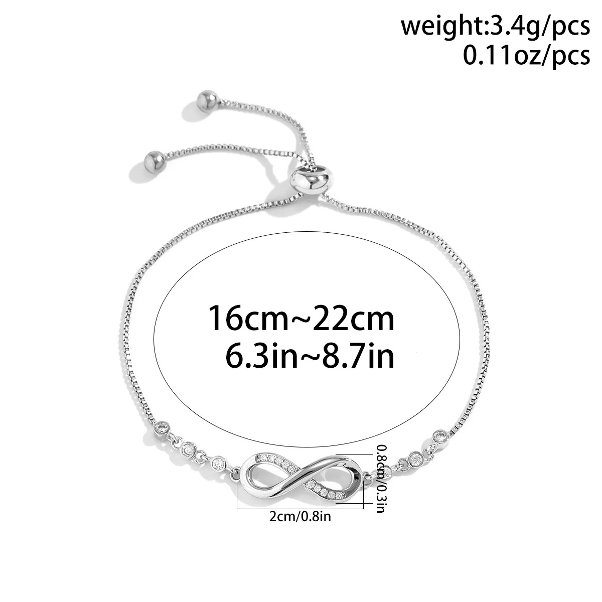 Fijne 925 Sterling Zilveren Kristallen Armbanden Voor Vrouwen Mode Vintage Knoop Verstelbare Bedelarmbanden Feest Bruiloft Sieraden Geschenken