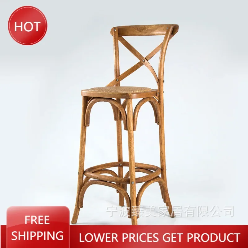 Luxury Bar Chair Minimalist Industrial Leisure High Stools Kitchen Chairs Make Up Living Room Sillas De Comedor Vintage Stool