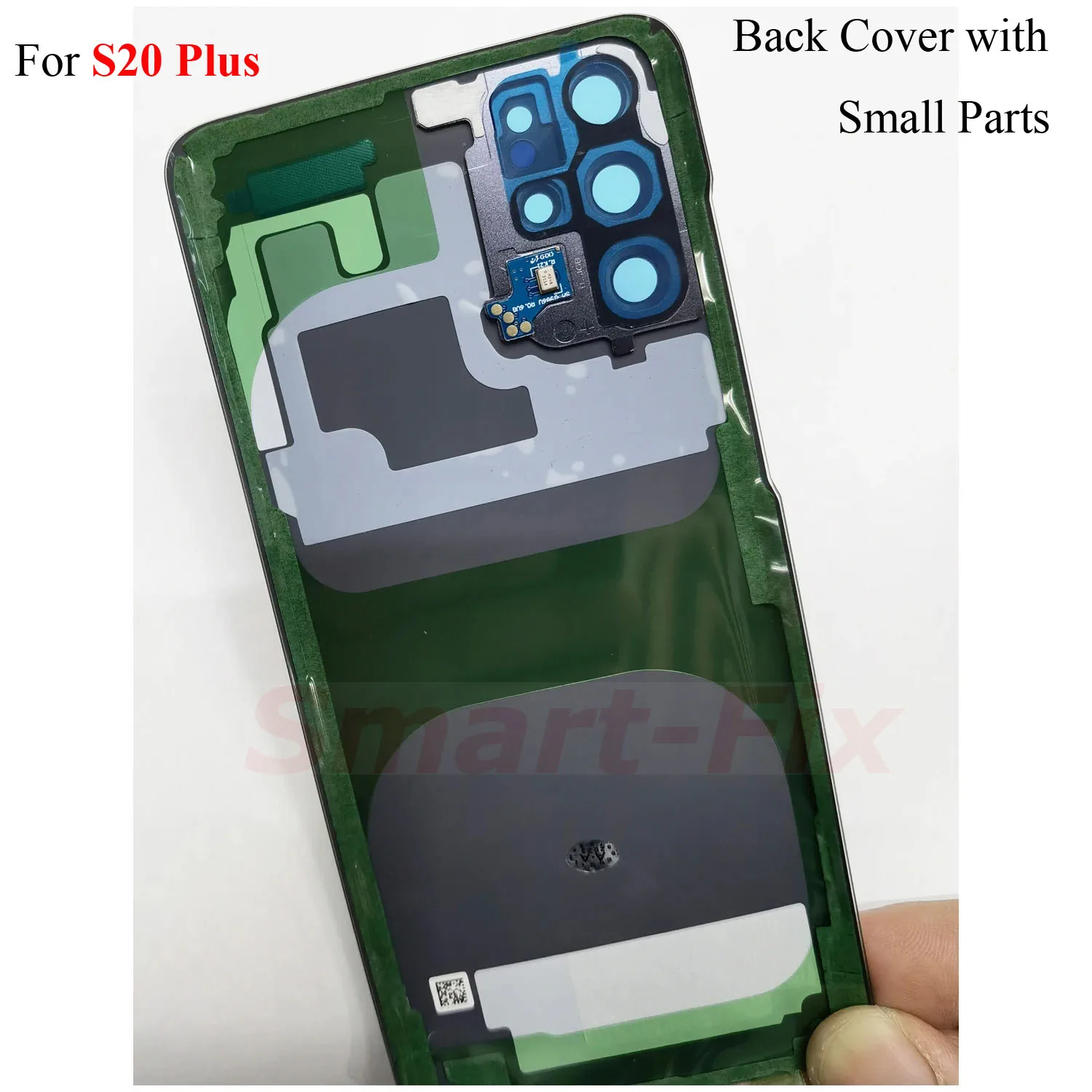 OEM(New) Glass Back Cover Case For SAM-S20 Plus/S20PLUS/S20P/S20+Battery Cover+Camera Frame Lens+Adhesive+Microphone Small Parts