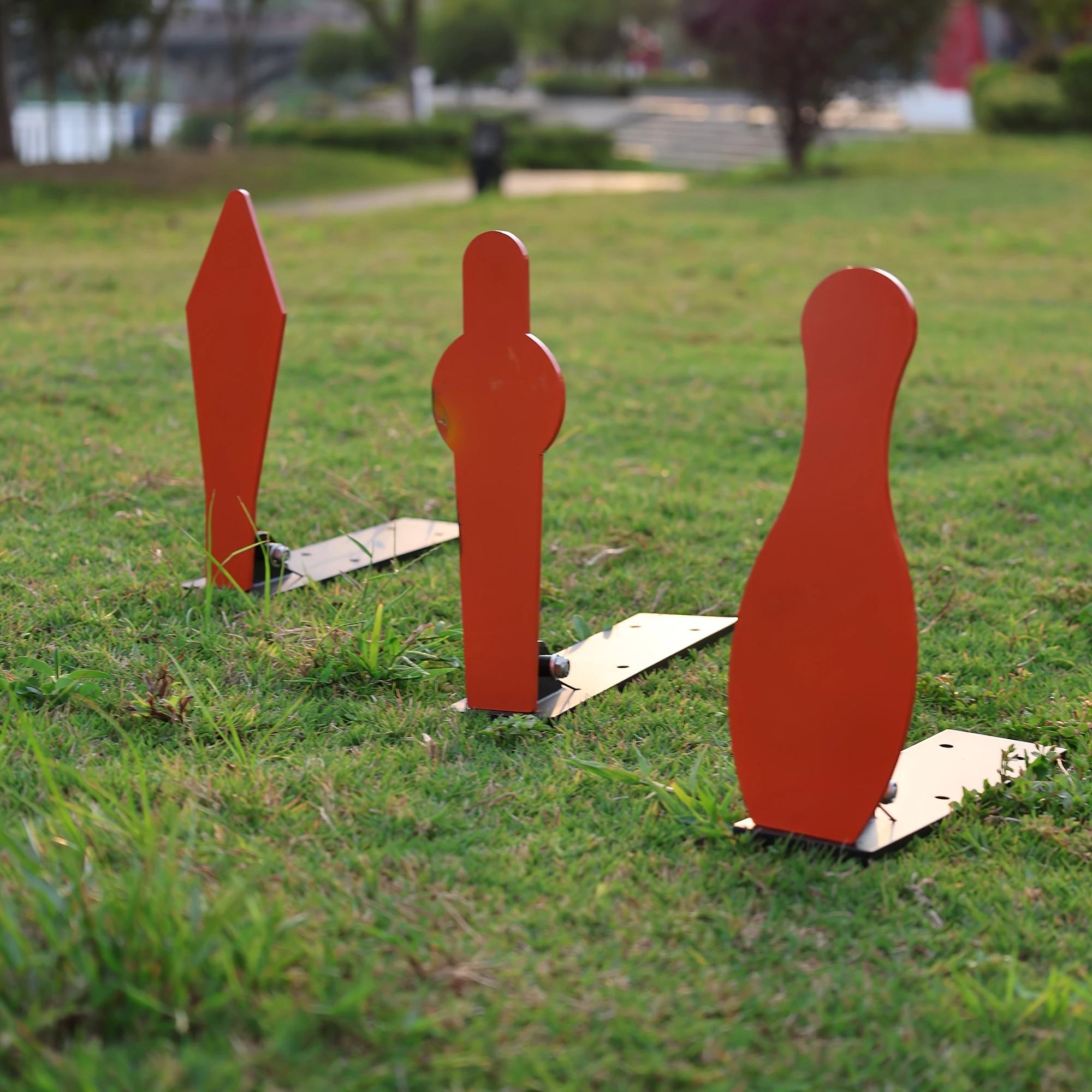 heavy-duty-ar500-steel-target-95x99-inch-orange-bullseye-auto-reset-portable-for-rifle-pistol-shooting-training