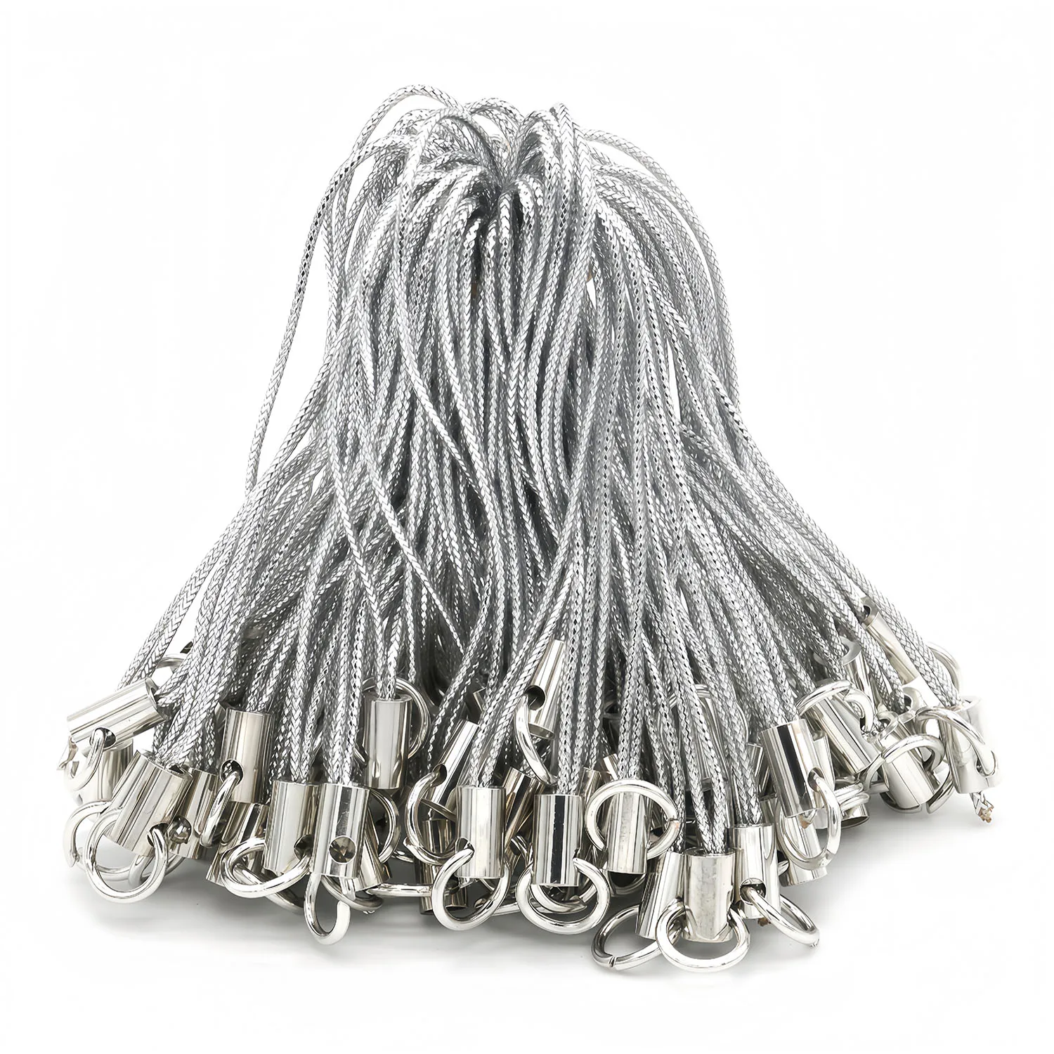 20/50/100 Stück Lanyard-Lanyard-Kordeln mit Karabinerhaken, Schlüsselanhänger-Haken, Mobiltelefon-Set, Anhänger, Schlüsselring-Zubehör – Detail 5