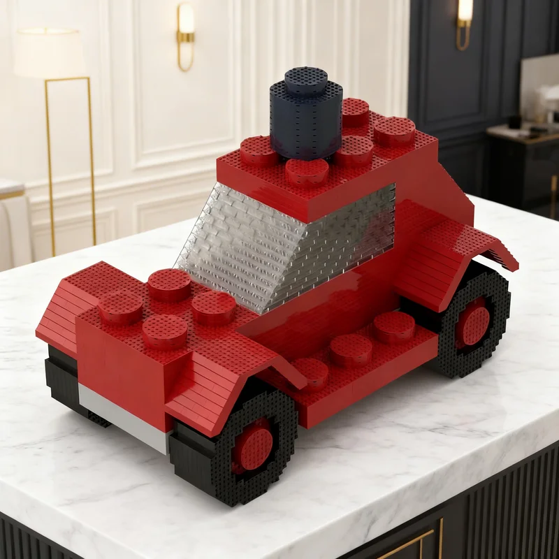 3835pcs MOC Supersized Scale Town Fire Chief S Car No Classic Model Building Blocks Toy Gift Creative Display Collectible Desk