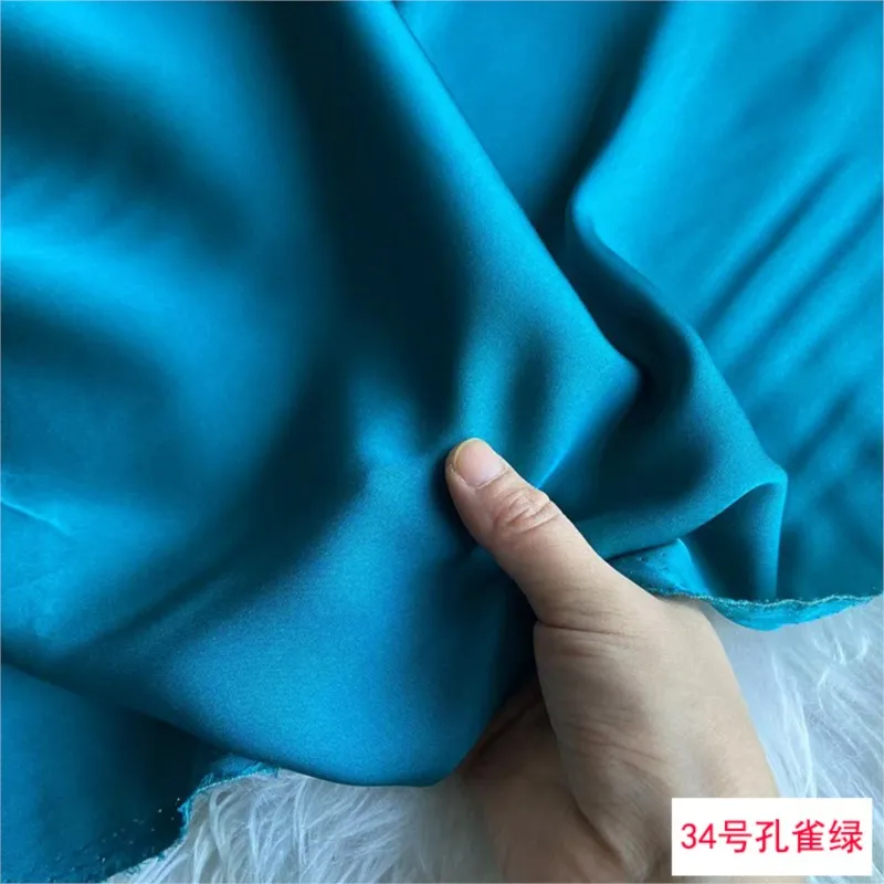 140cm wide stretch double Joe satin silk fabric smooth pendant garment dress shirt