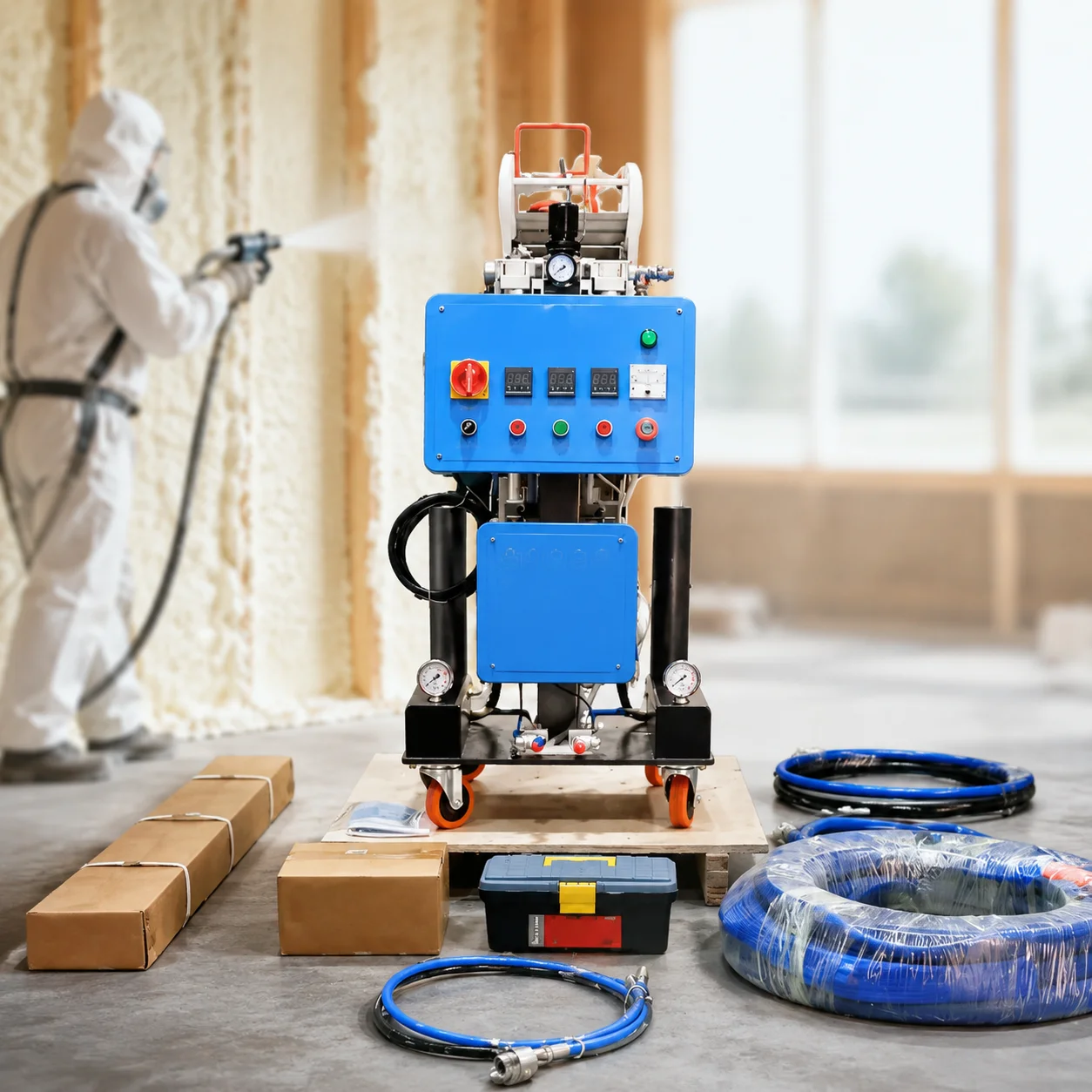 Cheapest A1 Model Polyurethane Pu Foam Spray Machine