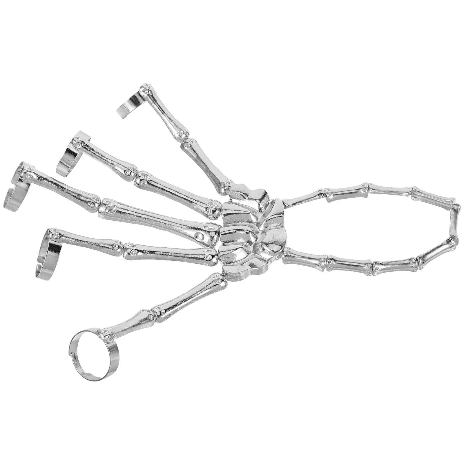 

Bracelet Safe Skull Retro Wrist Decoration Gift Pretty Halloween Exaggerated Alloy Ghost Hand Man Punk