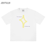 Streetwear Oversized Men's T-Shirt Cotton Polarity Aesthetic Graphic Print Tops Korean Harajuku Goth Y2k Hip Hop Clothing Unisex