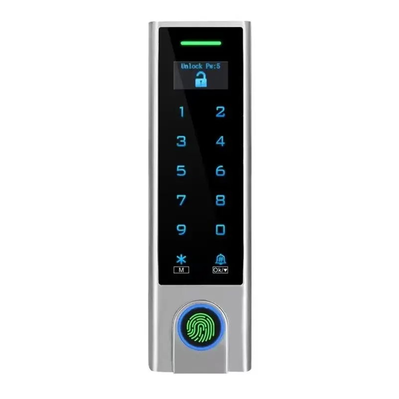 【HOT A69Z!】For Home Security Smart Wifi Door Lock With Fingerprint Access, RFID Card Keypad, Waterproof Remote Wi-Fi Control A
