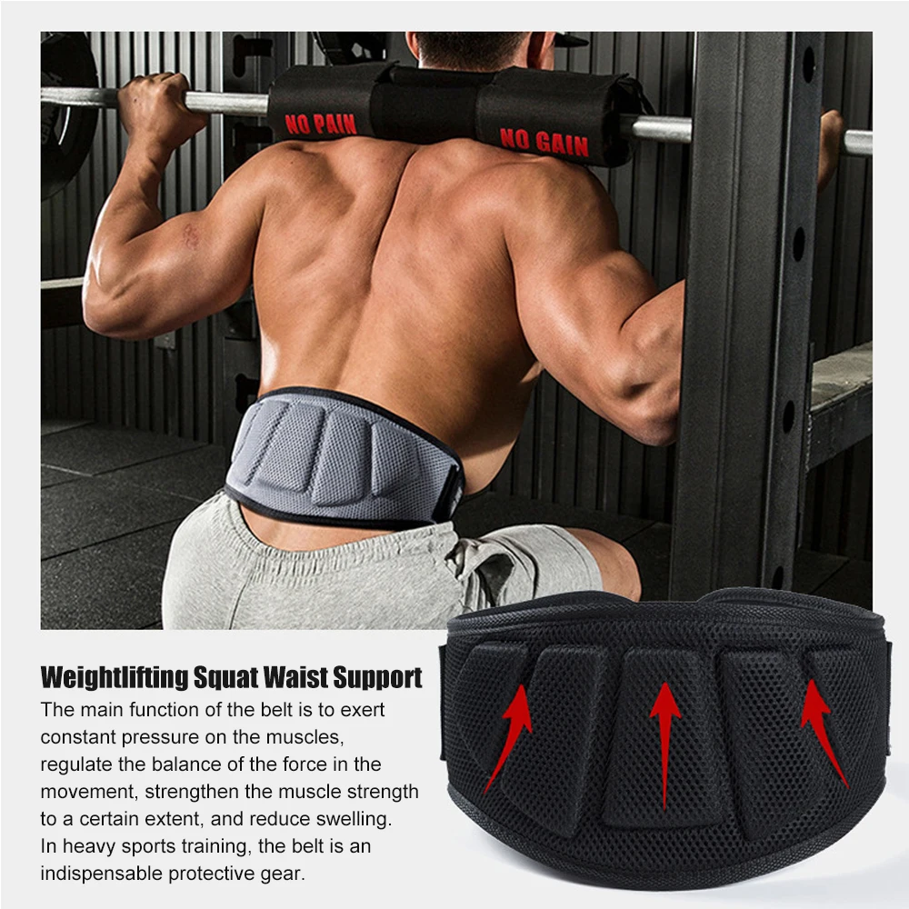 Weight Lifting Belts for Men and Women - Weight Lifting Core & Lower Back Support Workout Waist Belt for Weightlifting, Fitness