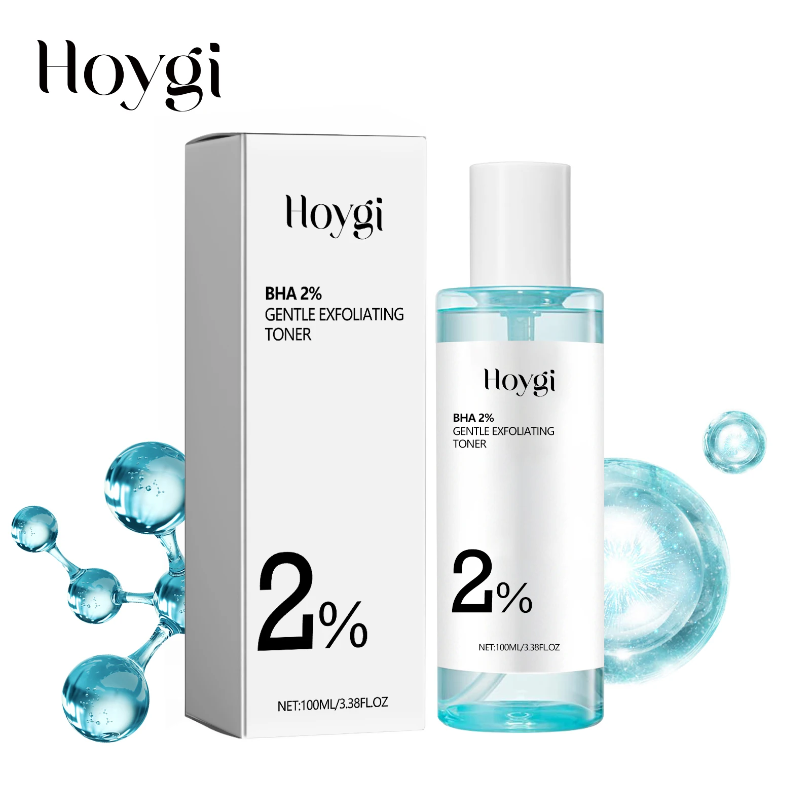 BHA 2% مصل الوجه للتحكم في الزيوت، تفتيح البشرة، ترطيب المسام، تقشير، تتلاشى علامات حب الشباب، تونر مهدئ ومغذي #5