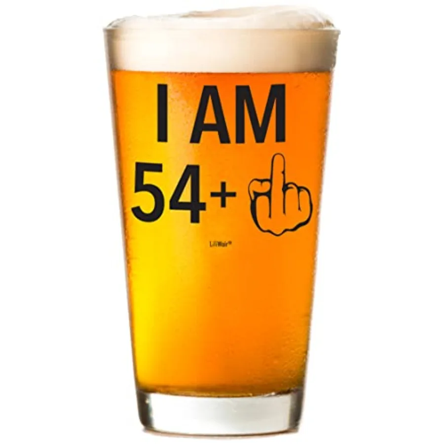 

55th Birthday Gifts Beer Glass for Men and Women Fun 1970Themed Birthday Gift for Anyone Turning 55 Unique FiftyFive Year Old P