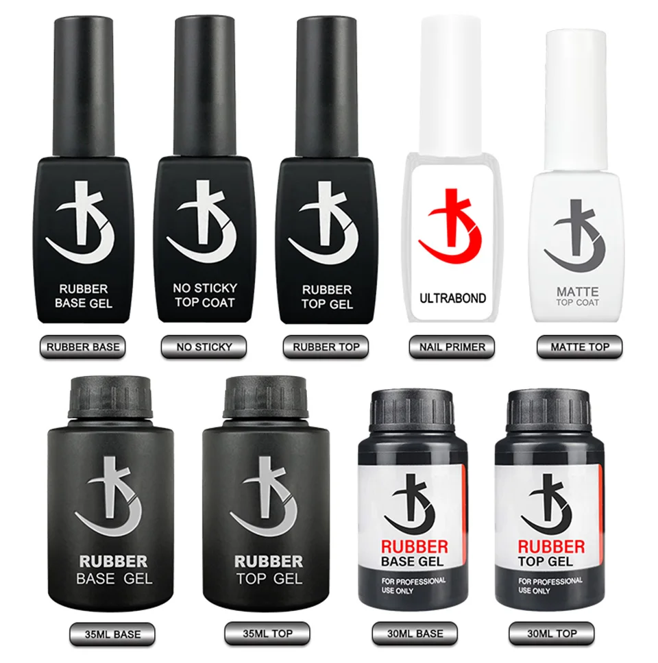 KODI JYJ Basis- und Überlack für Gel-Nagellack Säurefreier Primer Hybrid-Lack Semi-Permanent Matt-Top Coat Dicke Gummi-Basis – Detail 7