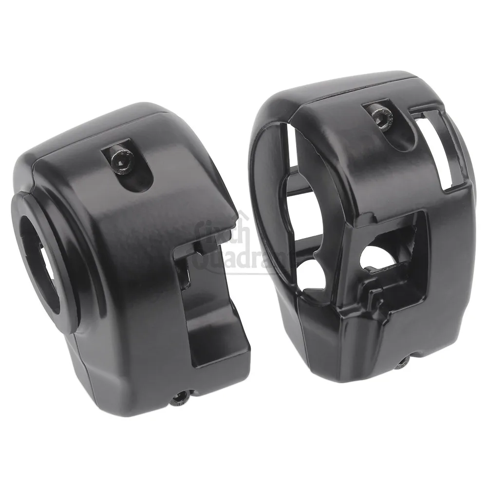 For Harley Touring Road King Special FLHRXS 2024 25 Motorcycle Handlebar Control Switch Housings Cover Kit Black/Chrome Aluminum