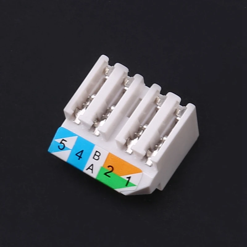 Tool-Free Shielded RJ45 Network Cable Connector Ethernet Cable Plug Cat6a Connector UTP Unshielded Twisted