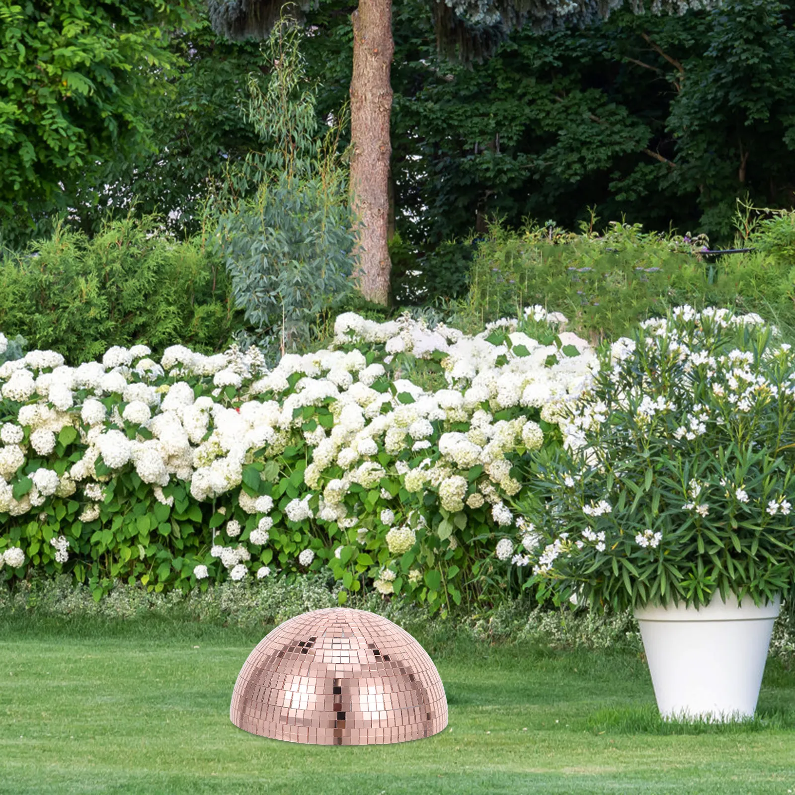 Globe Miroir de Jardin Semi-Tr - Disco Ball Mirror avis et prix