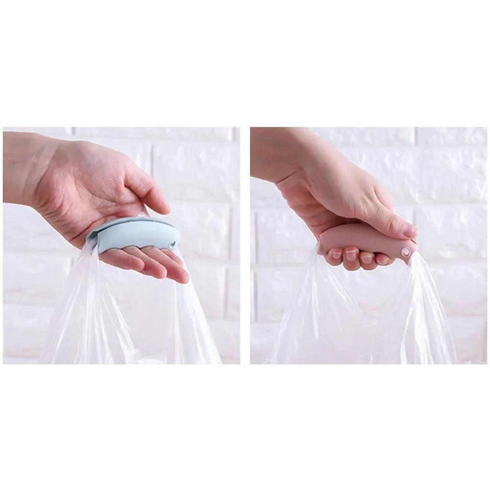 Silicone Portable Vegetable Device Labor Saving Shopping Bag Carry Holder with Keyhole Handle Comfortable Grip Protect Hand Tool