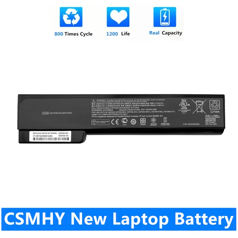 

CSMHY CC06 Laptop Battery For HP ProBook 6360b 6460b 6470b 6560b 6570b 6465b 6475b 6565b 8460p 8470p 8460W HSTNN-DB2F