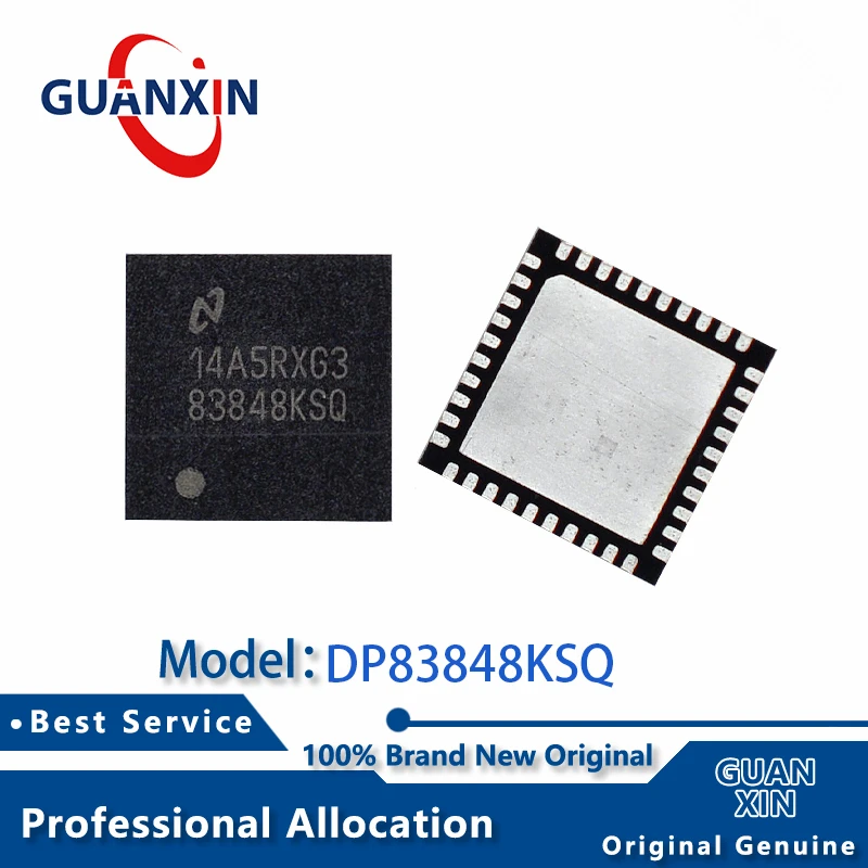 

100% New DP83848KSQ Marking 83848KSQ WQFN-40 DP83848