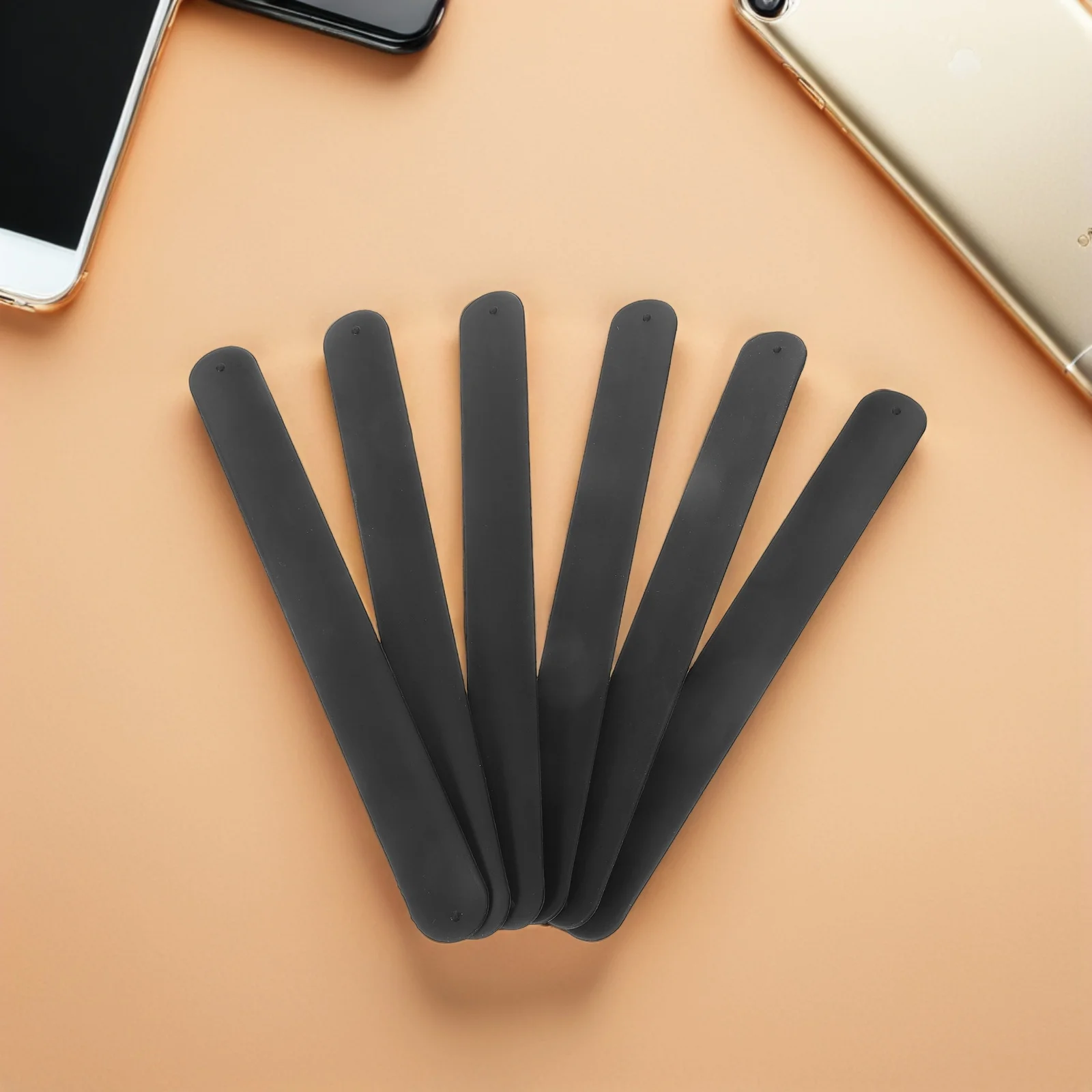 

20Pcs Silicone Slap Bracelets DIY Craft Flexible Snap Bands Party Favors Birthday Halloween Christmas Classroom Prizes