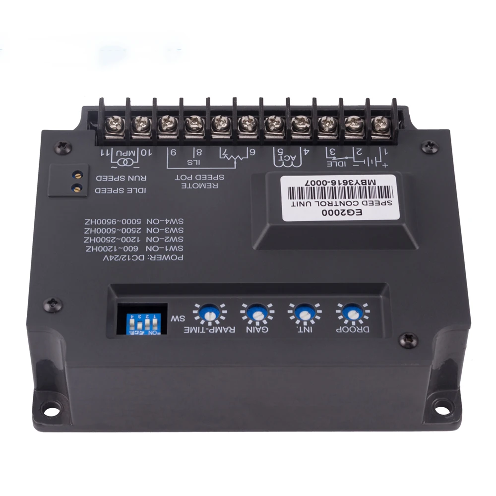 EG2000 Diesel Generator Set Speed Controller Dc Electronic Governor Electric Board Speed Govornor Brushless Motor Genset Part