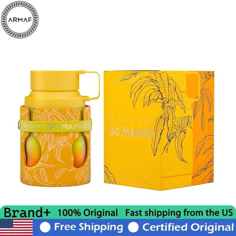 

Armaf Odyssey Go Mango 100 ML Pheromones Perfume Lasting Tropical Mango Floral Eau de Parfum 3.4 Ounce Premium Arabian Perfumes