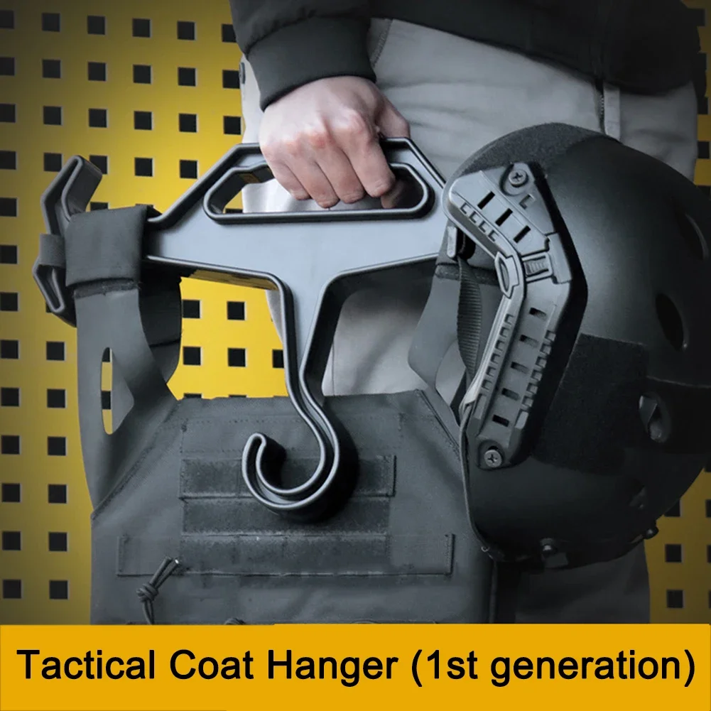 Militar Tactical Vest Hanger, reutilizável, Anti-Dropping, Multifunction, Heavy Duty Hanger, boa dureza, longa vida útil, terno de mergulho