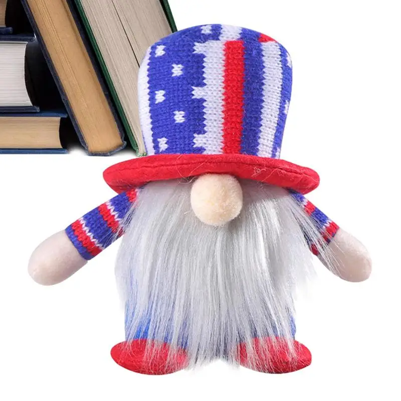 

American Independence Day Decoration Gnome Doll Patriotic Veterans Day Gnome Doll 4th Of July Decor