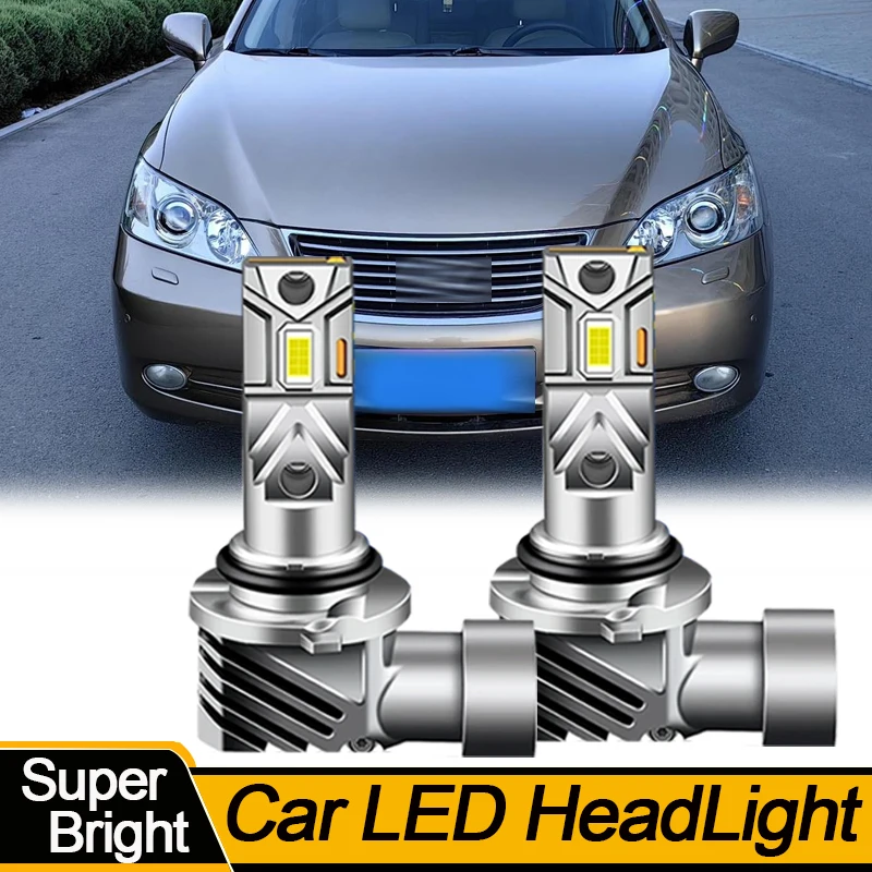 2PCS LED Headlight 9005 HB3 High Beam For Lexus IS350 GS430 2006 2007 LS460 ES350 07-12 ES300 RX300 99-03 High Beam Super Bright