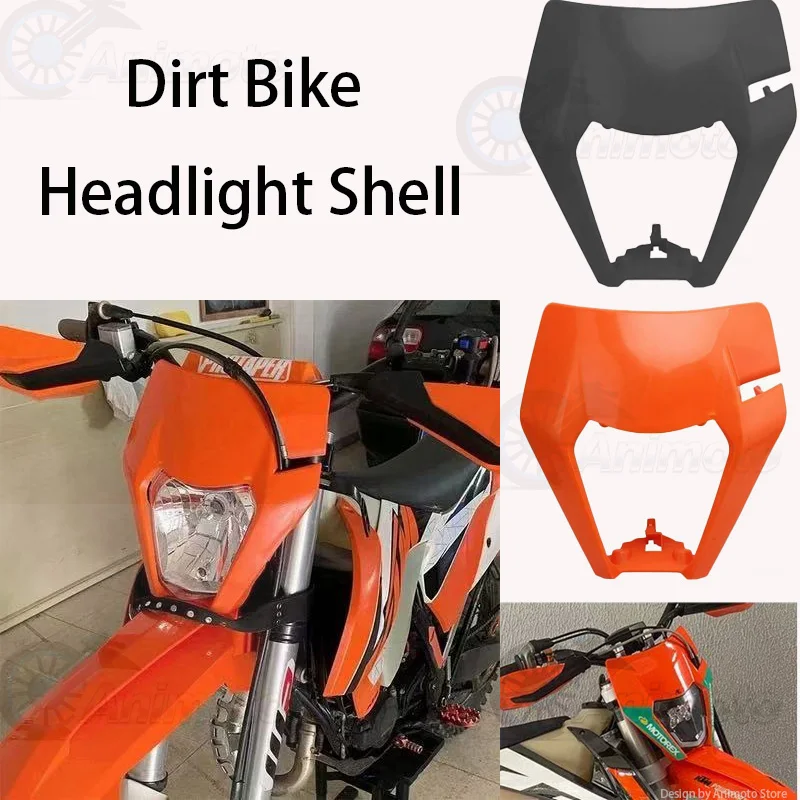 

Motorcycle Headlight Guard Cover For KTM Motorcycle Headlight Plate Housing Plastic Fairing EXC 300 SX XC SXF EXCF Head Lamp