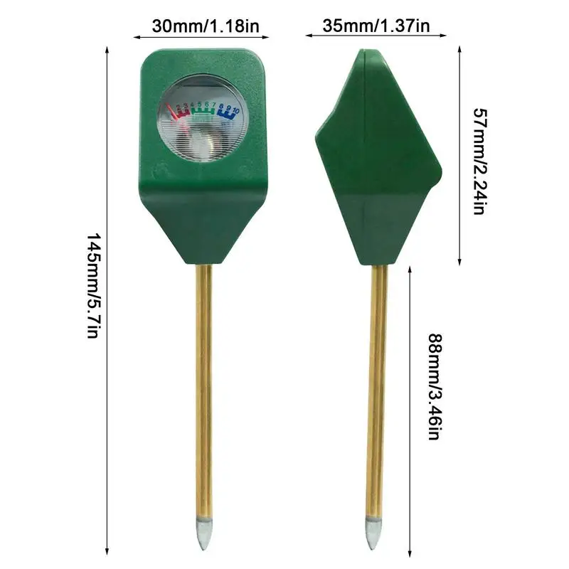 3 in 1 Soil PH Meter Flower Pot Hygrometer Soil Tester Plants Growth Moisture Light Intensity Meter Instrument Garden Plant Tool
