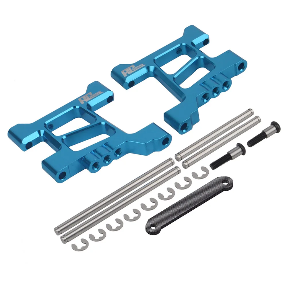 Conjunto de Braços de Suspensão Dianteira em Liga de Alumínio para RC, Compatível com Tamiya Squash Van GF02 WR02CB WR02G GF01 G601