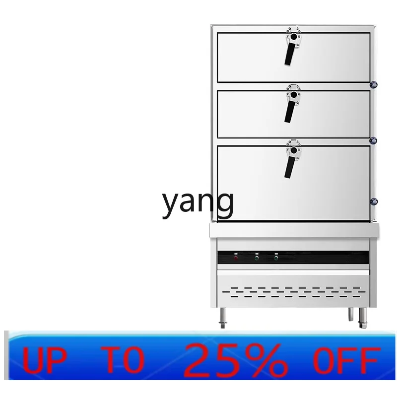 CX commercial three-door gas electric steamer hotel steamed fish stew cabinet