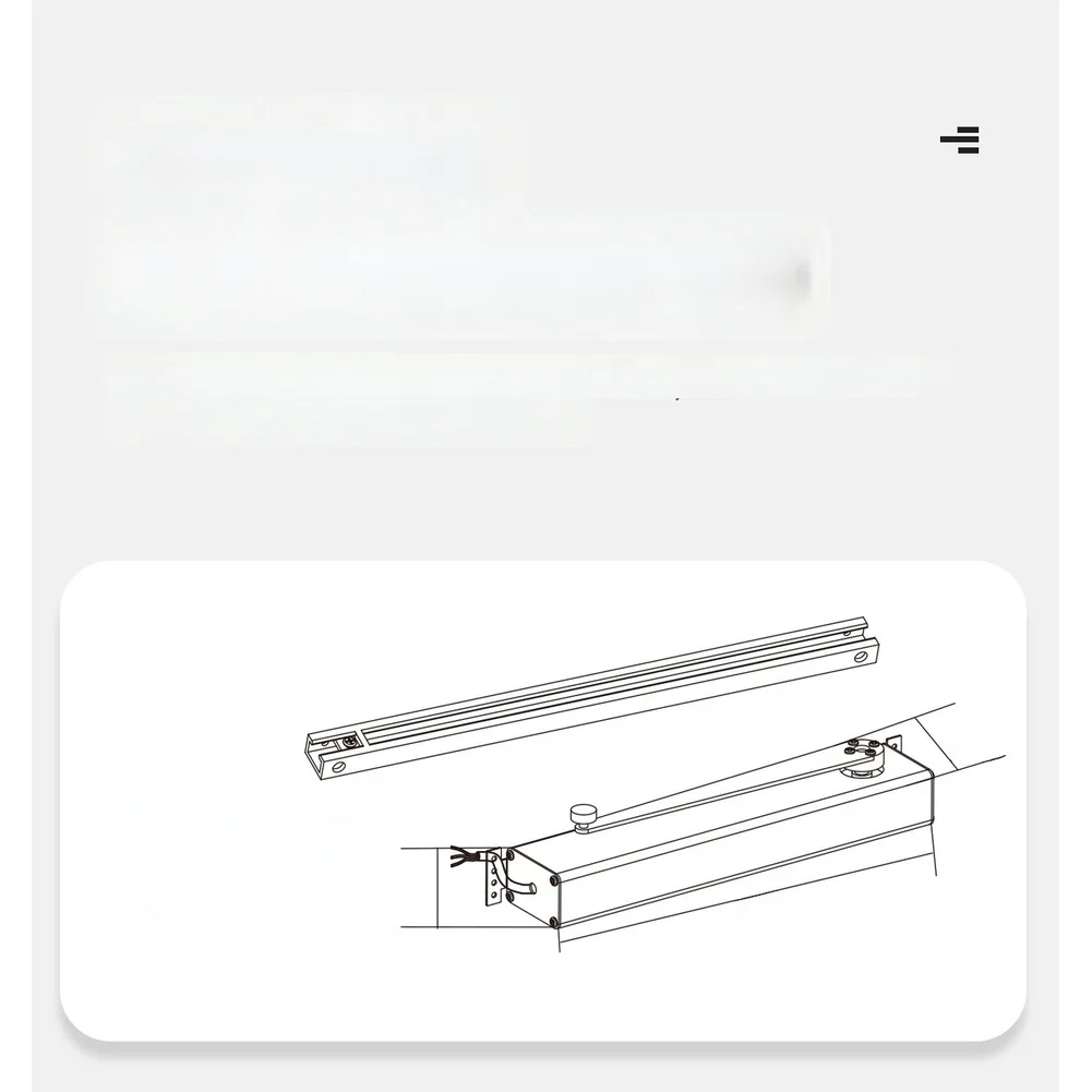 DC24V Window Actuator with Sliding Mechanism Enabling 90 Degree Opening for Inward and Window Installations DC24V