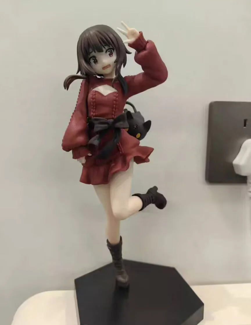 

In stock 2025 Japanese original anime figure Megumin red dress ver action figure collectible model toys for boys