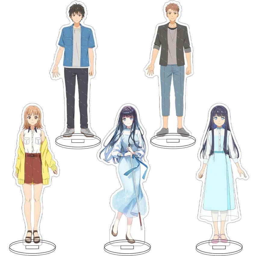 ‌ 16CM Anime Love Unseen Beneath the Clear Night Sky Figur Kakeru Sora Koharu Fuyutsuki Cosplay Acryl-Ständer Ornamente Geschenke